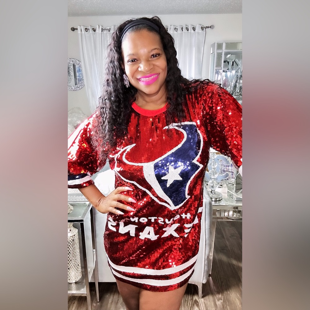 Sale‼️Houston Texans sequin dress. No discount